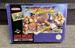 Street Fighter 2 Turbo - Super Nintendo SNES - Boxed & Complete PAL - Picture 1 of 14