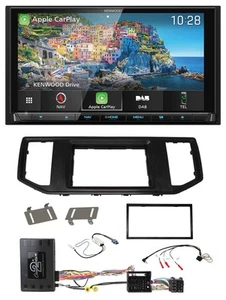 Kenwood Bluetooth Steering Wheel 2DIN USB TMC DAB Navigation for VW Crafter MAN TGE Inf - Picture 1 of 11
