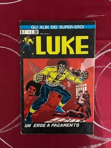 GLI ALBI DEI SUPER EROI LUKE N°7 UN EROE A PAGAMENTO MARVEL COMICS - Picture 1 of 9