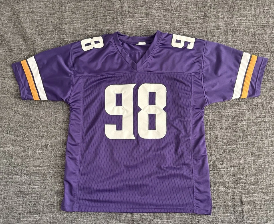 Minnesota Vikings #98 (Unbranded) Linval Joseph Stitched NFL Jersey XL - Image 1 of 4