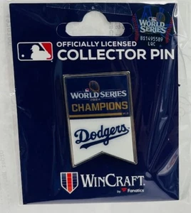 Los Angeles Dodgers 2024 World Series Champions Banner Pin New York Yankees - Picture 1 of 1