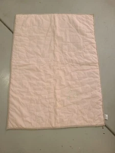 Restoration Hardware "Blush with Appliqued Stars" Crib Quilt - Picture 1 of 5