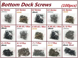 Lot OEM Pentalobe Bottom Dock Screws For iPhone 7 8 Plus X XR XS Max 11 12 Pro - Picture 1 of 27
