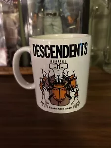 Tazza caffè Descendents Costa Rica 2016 punk minaccia minore bandiera nera cerchio jerks - Foto 1 di 2