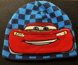 Disney Cars Pixar Lightning McQueen Toddler Beanie 95 “1st To The Finish!” - Picture 1 of 3
