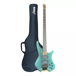 Haze HB4GNP Aurora Series Headless Chameleon Electric Bass – Active BJ80 Pickups - Foto 1 di 20
