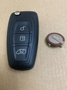 3 Tasten Schlüsselanhänger Etui + VL2020 Batterie für Ford Transit Custom MK8 2016 - 2020 - Bild 1 von 7