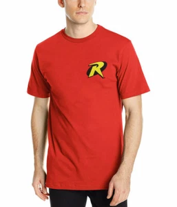 DC Comics Robin Logo Adult T-Shirt - Picture 1 of 1