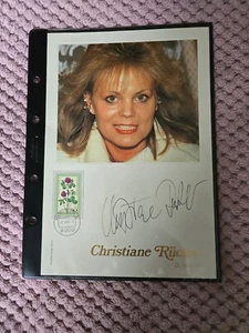 CHRISTIANE RÜCKER / PHILSWISS AUFLAGE VON 1000 STÜCK / 12 JUNI 1989 - Bild 1 von 2
