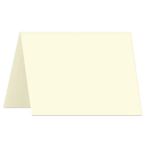 Ivory Fold Over Greeting Cards - Heavy 80lb Cover - 5 x 7 (A7) - 50 per Pack - Picture 1 of 6
