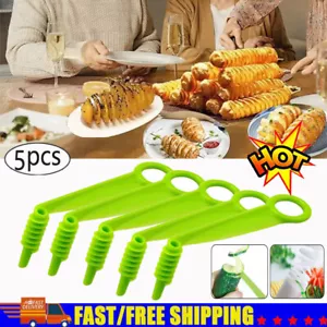 5X Spiral Slicer Portable Potato Carrot Kitchen Vegetable Fruit Cutter Home Tool - Picture 1 of 14