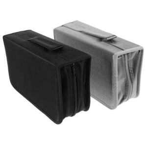 2 Pcs À Main Du CD Voyage Organisateur De DVD Support Stockage - Photo 1/12