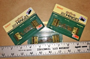 Miniatur massive Messing Scharniere Brainerd 3/4"x5/8" Made in USA sechs Scharniere insgesamt - Bild 1 von 4