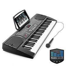Open Box - 61 Key Electronic Piano Electric Organ Keyboard w/ Microphone