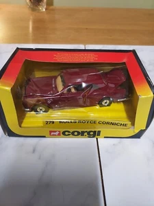 Corgi 279 Rolls Royce Corniche (1981). Dark Red. - Picture 1 of 2
