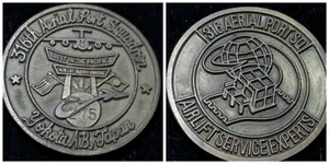 316th Aerial Port Squadron Yokota AB Japan No. 275 Challenge Coin 41mm - Bild 1 von 4