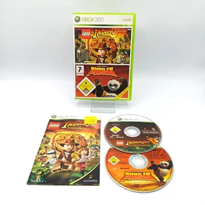 Lego Indiana Jones e Kung Fu Panda Xbox 360 Gioco Bundle per Microsoft PAL Ita - Imagen 1 de 8