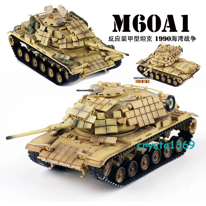 1/72 US. M60A1 RISE WITH EBA GULF WAR 1990 Reactive Armored Tank Model Collect - Image 1 of 4