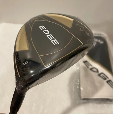 New-Callaway Edge 3 Wood R Flex Graphite Shaft, Headcover, Black Rubber Grip - Image 1 of 4