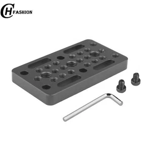 Placa de liberación rápida universal multiagujero para cámaras DSLR y cabezales de trípode nueva - Imagen 1 de 6