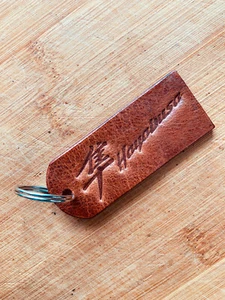 Leder Schlüsselanhänger leather keychain - Suzuki Hayabusa OG - Picture 1 of 3