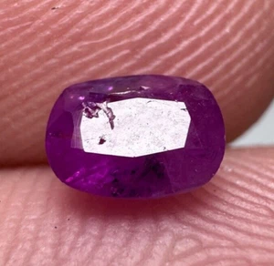 0.70 Carat Beautiful Transparent Faceted Ruby Gemstone from Jegdalek Afghanistan - Picture 1 of 9