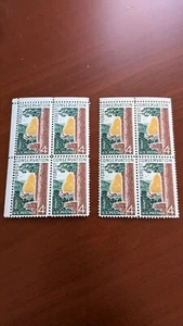 Waldschutz - 4 Cent US-Briefmarke, ZWEI Viererblöcke, postfrisch - Bild 1 von 1