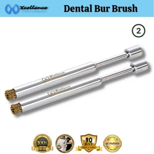 2 - Xcellence Dental Bur Cleaning Brush, Adjustable Length, Real Copper Brass - Picture 1 of 8