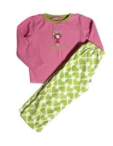 Carter’s Heart Princess Fleece Pajama Pant and Top Set Girls Size 5 - Picture 1 of 6
