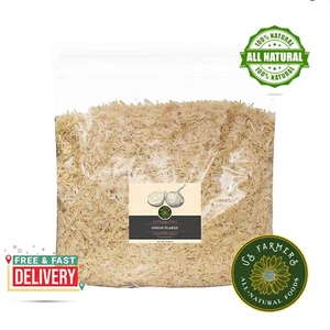 Onion Chopped & Dried Onion Flakes 5 LB USA Grown Dehydrated Dried Vegetables - Picture 1 of 7