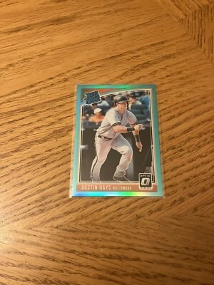 2018 Donruss Optic Rated Rookie, Teal /299 Austin Hays #58 (RC) - Image 1 of 3