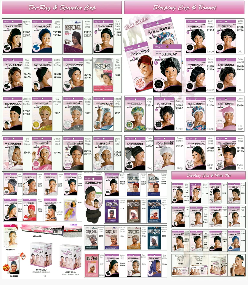Magic Collection Caps & Nets, Weaving, Sleep, Wrap, Bonnet,shower and Wig Caps!! - Image 1 of 1