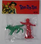 2 Vintage PVC Figurines The Adventures of Rin Tin Tin 7cm Emirober Toy R5
