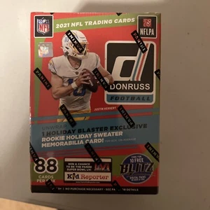 2021 Panini Donruss NFL Football Holiday Blaster Box Brand New Factory Sealed - Picture 1 of 3