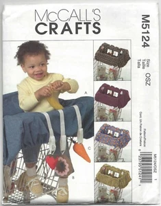 McCall's Crafts Muster M5124 Baby Einkaufswagen Liner und Spielzeug ungeschnitten OOP - Bild 1 von 2