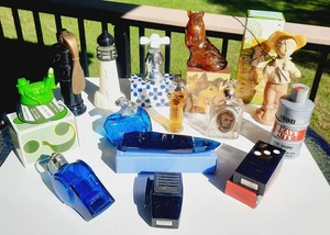 *14* Avon Vintage teilweise/voll Aftershave Man Cave Den Parfum Köln Flaschen - Bild 1 von 14