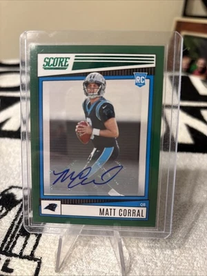 2022 Score - Rookies Matt Corral #302 (RC) Auto - Image 1 of 3