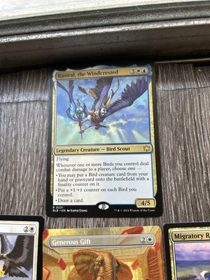 Mtg Custom Commander Deck. Kastral, The Wind crested. Bird, Tribal, Flying, - Image 1 of 4