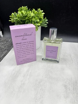 Philosophy UNCONDITIONAL LOVE Eau de Toilette 2,0 oz/60 ml ~ Spray ~ Nuevo con caja ~ Sin sellar Foto 1 de 4