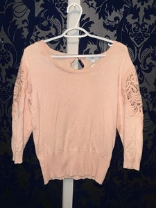 Roz and Ali Shirt Damen Large Peach Lace Overlay (HOME14) - Bild 1 von 1