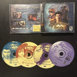 Shenmue (Sega Dreamcast, 2000) 4 Disc Set No Manuel - Picture 1 of 11