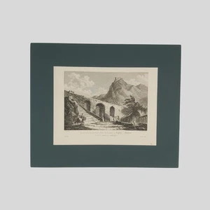 1781 Saint Non incisione acquaforte Paestum Salerno Prima edizione - Imagen 1 de 2