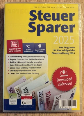 #15 Lidl Steuer CD, Steuersparer 2025 f. Einkommenssteuer, Steuererklärung 2024 - Bild 1 von 2