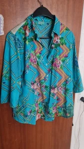 Leinen Damen Sommer Bluse Gr.38-40,ideal Für Urlaub, Sportlich Elegant, Bund - Bild 1 von 4