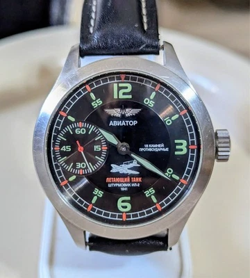 ZEGAREK AVIATOR SZTURMOWIKANUAL PARA HOMBRE 43 MM MUY RARO Foto 1 de 4