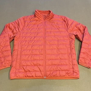 GAP Jacket Mens XL Orange ColdControl Puffer Windproof Water Resistant Ripstop - Picture 1 of 8