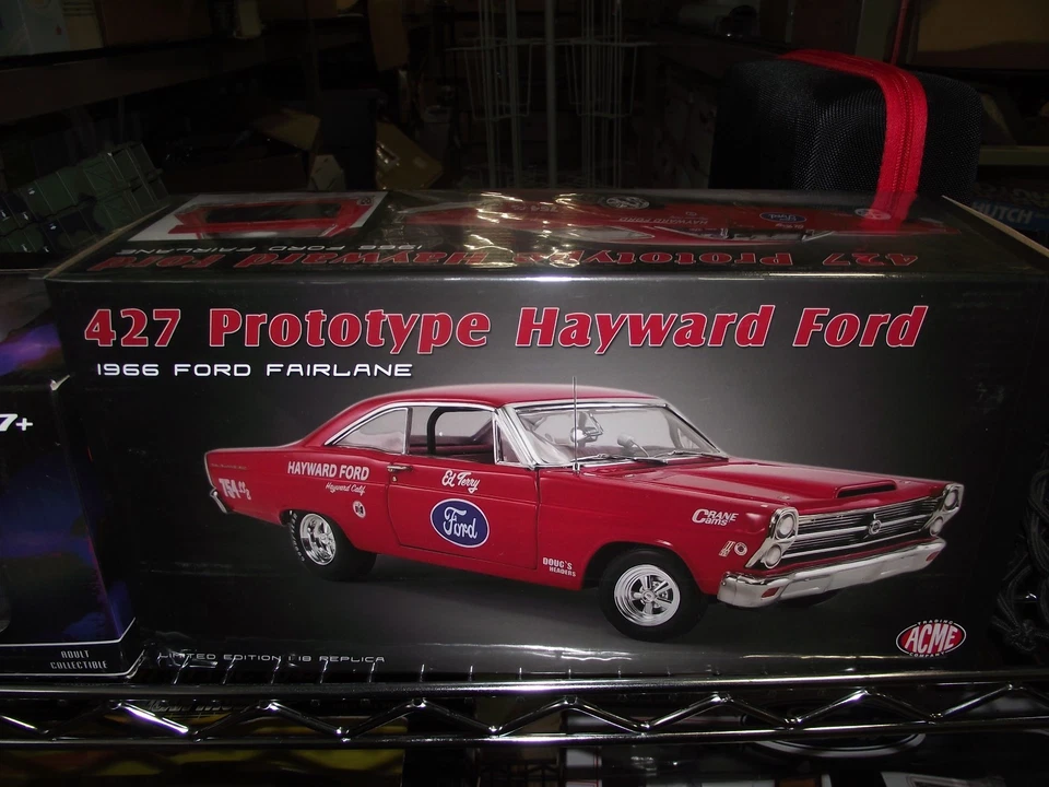 GMP/ acme 1/18 1966 ford fairlane 427 prototype hayward ford red  NIB - Image 1 of 1