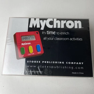 MyChron Student Personal Timer Red Stopwatch Stokes Publishing  Set of 12 NEW - Image 1 of 4
