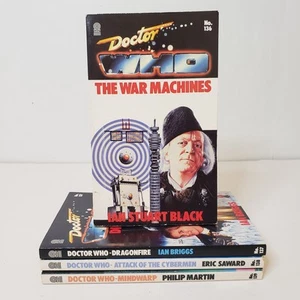 Doctor Who #136-139 Lot Of 4 Paperback Books Target Vtg Attack Of The Cybermen - Picture 1 of 15