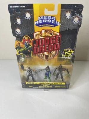 JUDGE DREDD Mega Heroes Vs Anti Judges Pack #4 (1995 Mattel) Foto 1 de 4